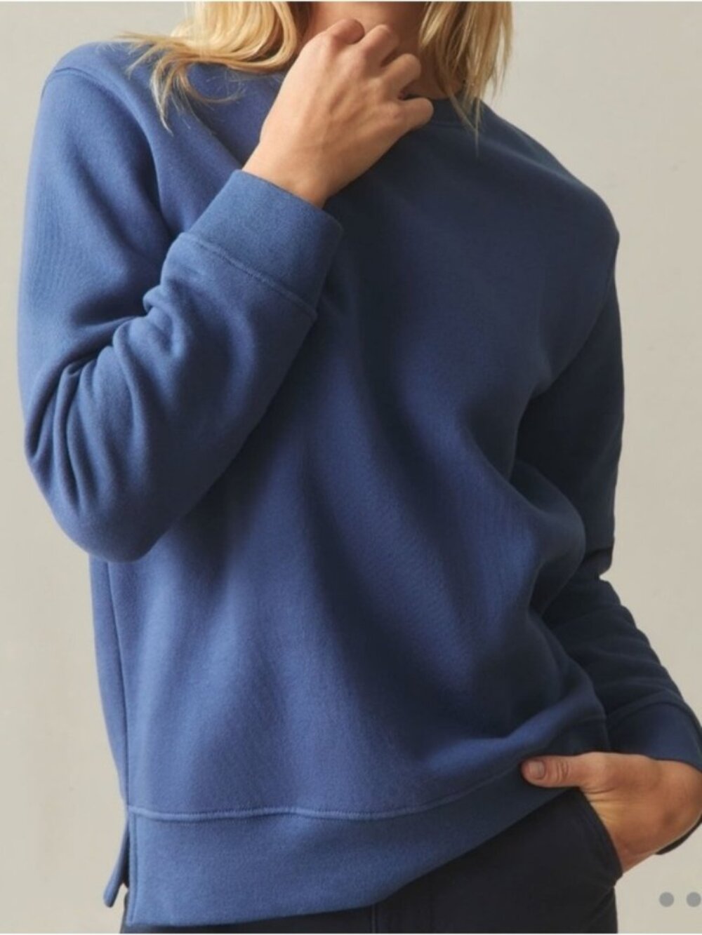 American Giant Mid-Weight Crewneck Sweatshirt - Dark Denim Blue New Medium